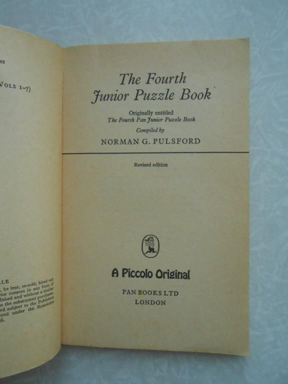 4 puzzle book Norman G.Pulsford - фото фото фото 2