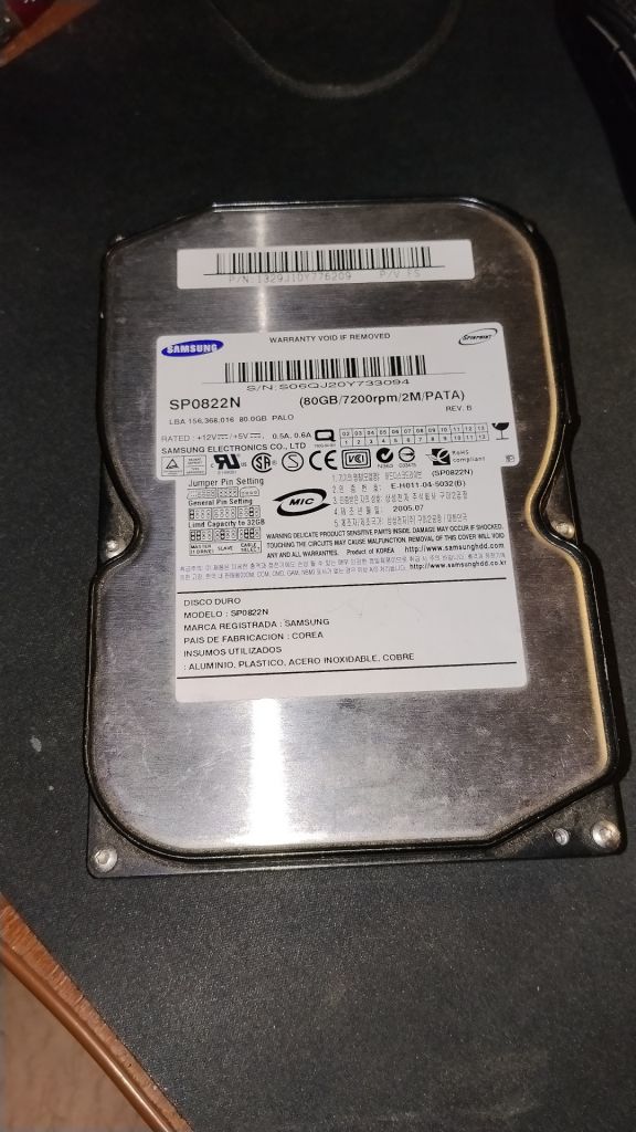 Жорсткий диск Samsung SP0822N 80GB 3.5″ IDE - фото фото фото 0