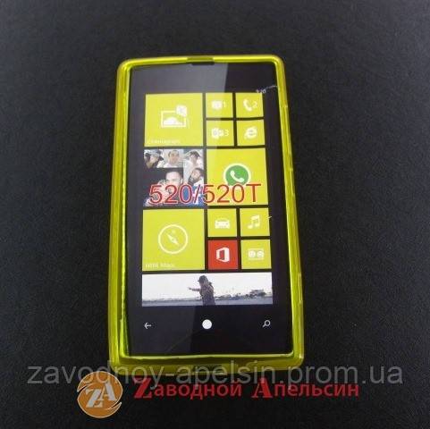Nokia 520 525 Lumia защитный чехол Cover yellow - фото фото фото 1