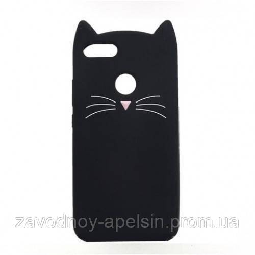 Huawei Honor 9 lite (LLD-L31) Детский чехол 3D Cat (черный) - фото фото фото 0