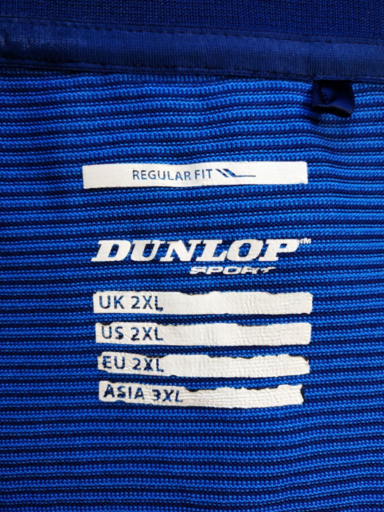 Футболка чоловіча синя. Поло DUNLOP p-p XXL - фото фото фото 5