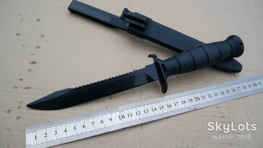 Фікс Zlang Zl-Tk-02-Bk, ABS, Training Model Knife, Tactical, EDC, Fixed - фото фото фото 0