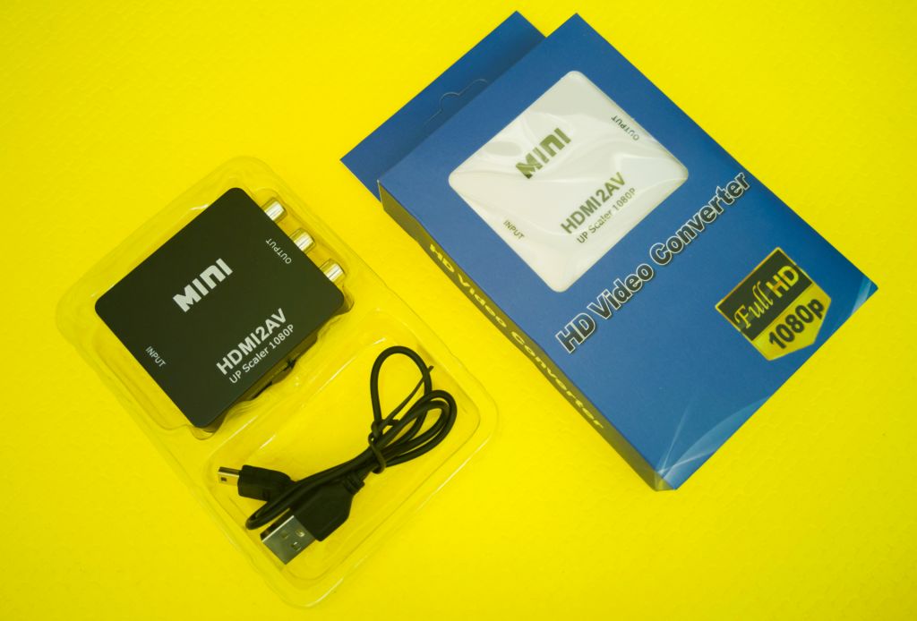 HDMI2A переходник HDMI to AV конвертер адаптер RCA тюльпаны TV ТВ - фото фото фото 0