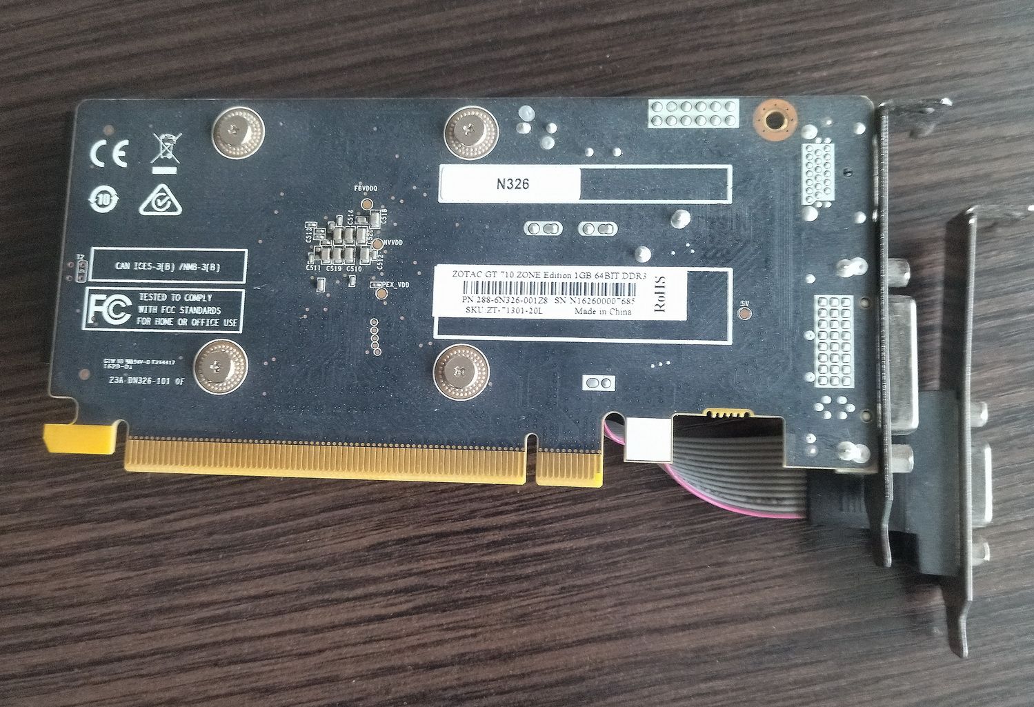 Видеокарта Zotac GT710 Zone Edition 1Gb 64bit DDR3 - фото фото фото 2