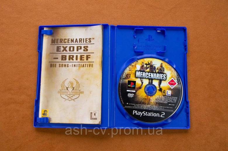 Диск для Playstation 2, гра Mercenaries - фото фото фото 3