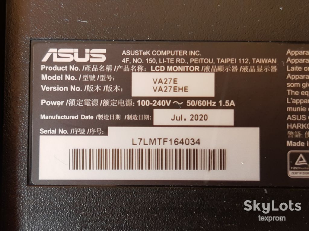 Монітор 27" Asus VA27EHE Блок живлення - фото фото фото 4