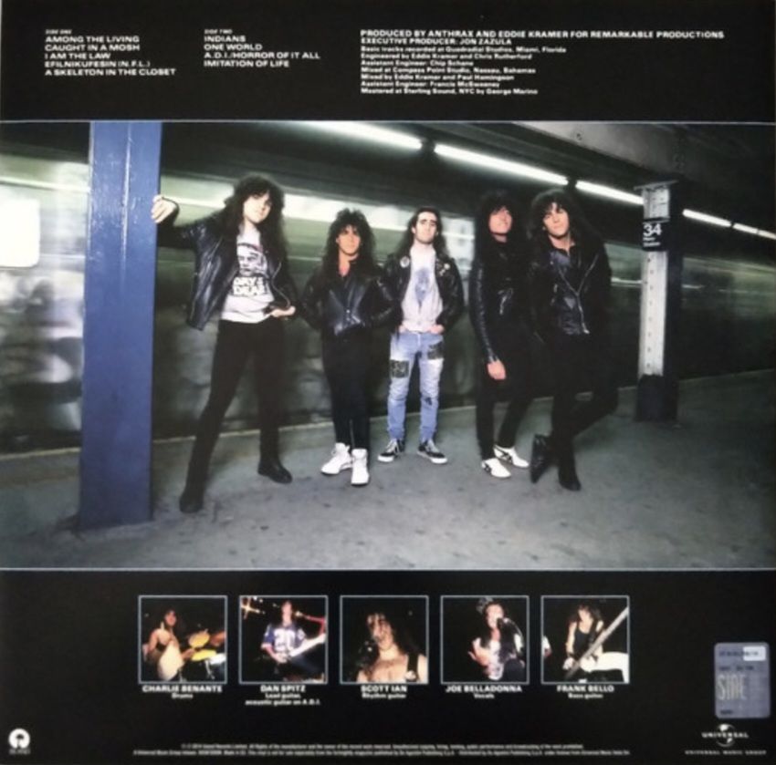Anthrax - Among The Living - 1987.  (LP). 12. Vinyl. Пластинка. Europe. S/S. - фото фото фото 1
