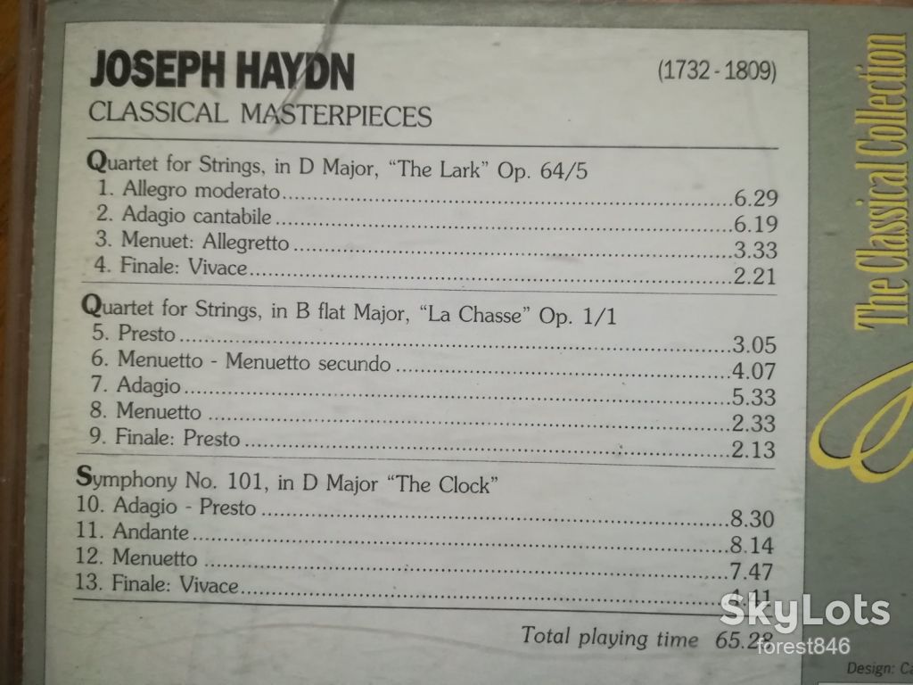 Joseph Haydn-Classical masterpieces 57-Holland-состояние: 4 - фото фото фото 6