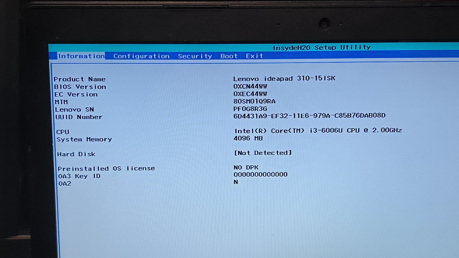 Ноутбук Lenovo ideapad 310-15iSK i3-6006u №3N - фото фото фото 2