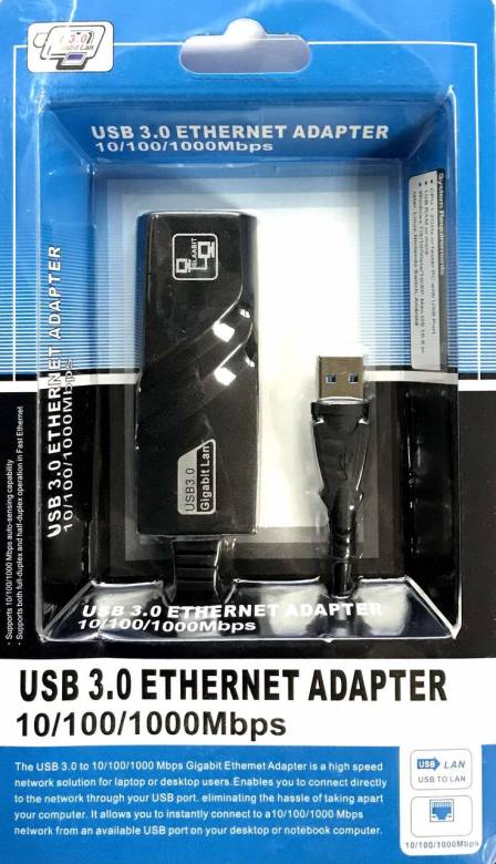 USB 3.0 сетевая карта Скорость - 1 Гбит/с RJ45 RTL8153 - фото фото фото 1