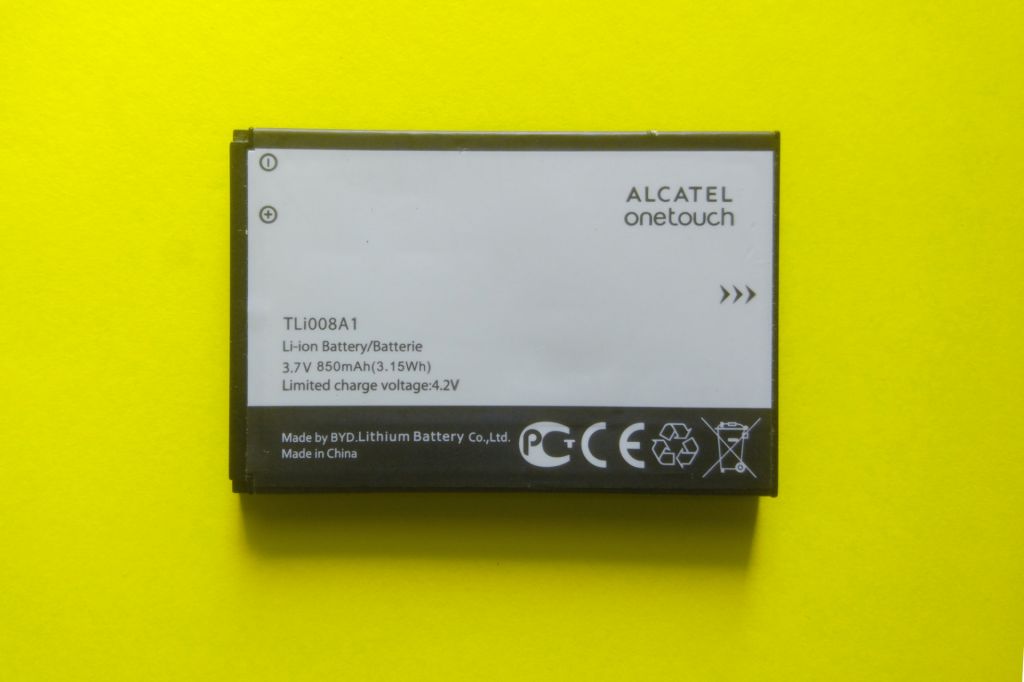 Аккумулятор акб Alcatel Onetouch OT Tli008A1        (850 mAh) - фото фото фото 1