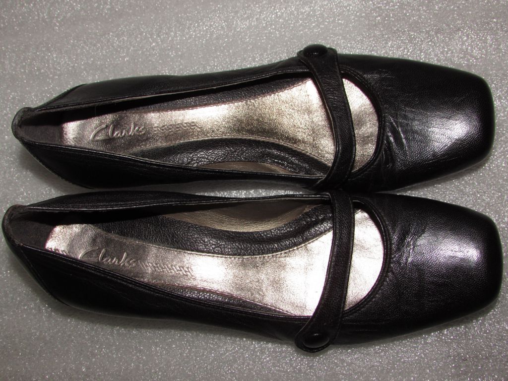 ТУФЛИ ЛОДОЧКИ 100% НАТУРАЛЬНАЯ КОЖА~CLARKS~р 38/5 - фото фото фото 3