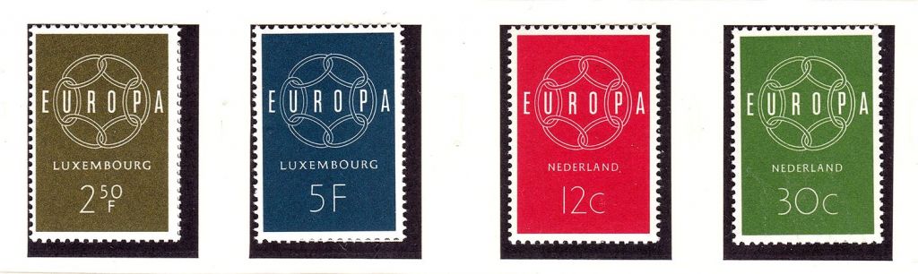 Люксембург  и  Нидерланды 1959  г MNH - EUROPA - фото фото фото 0