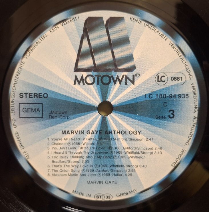 Marvin Gaye - Anthology - 1962-73.  (2LP). 12. Vinyl. Пластинки. Germany. - фото фото фото 7