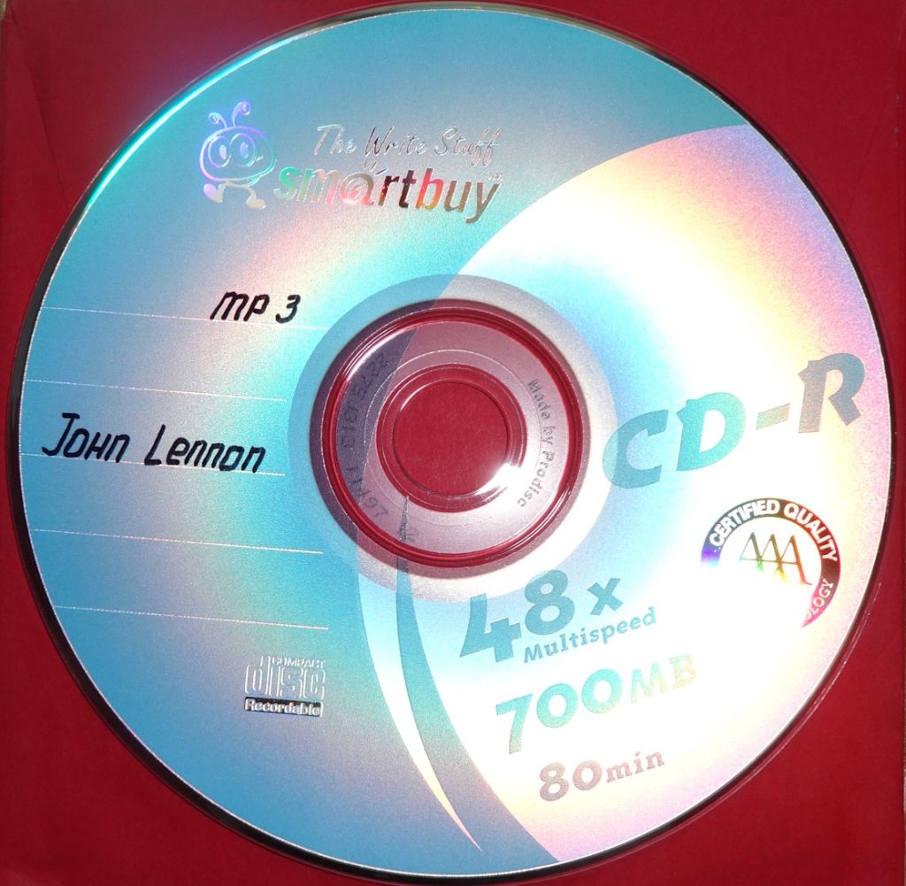 Музыка Джона Леннона  на  CD-диске - фото фото фото 1