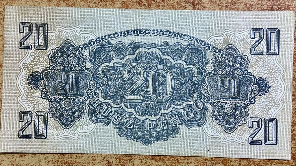 Угорщина. 20 пенго  1944 р. - фото фото фото 1