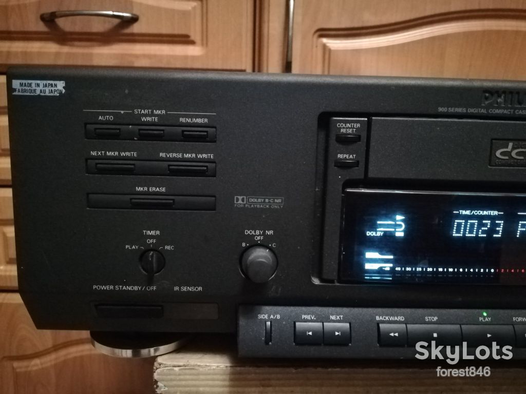 Японська касетна дека Philips 70DCC900/05S - фото фото фото 2