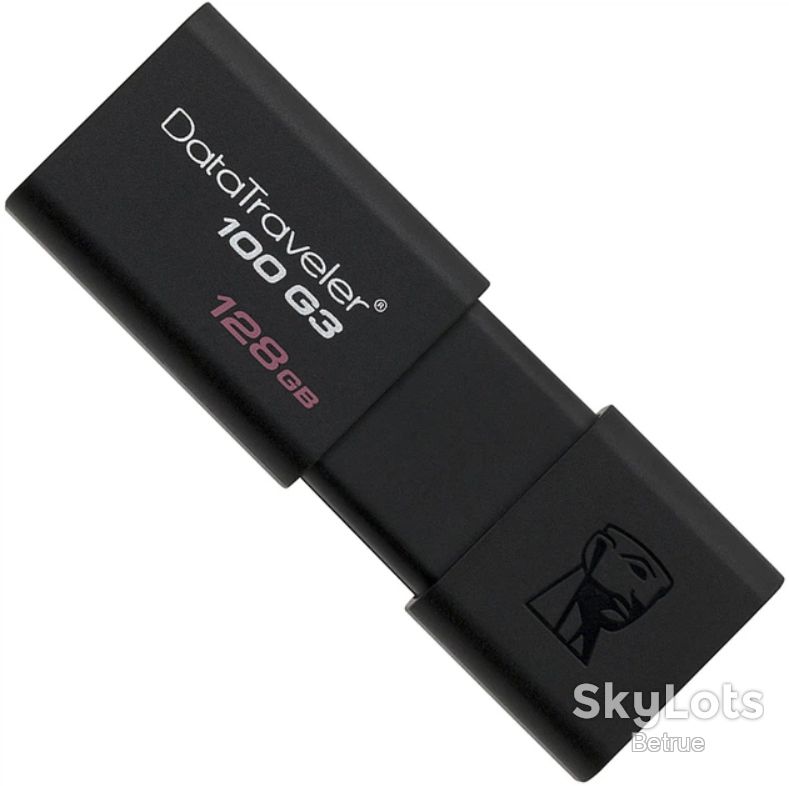128GB Флеш-Накопичувач Kingston DataTraveler 100 G3 USB 3.0 Black DT100G3/128GB     (20004) - фото фото фото 1