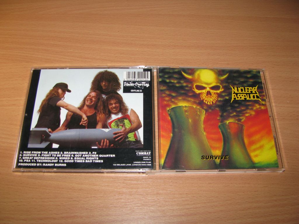 NUCLEAR ASSAULT - Survive     (1988 Under One Flag 1st press) - фото фото фото 0