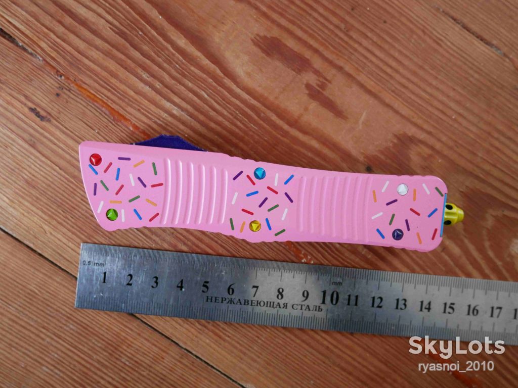 Microtech Combat Troodon Donut Pink Dagger, Replica, Автомат, Tactical, EDC - фото фото фото 10