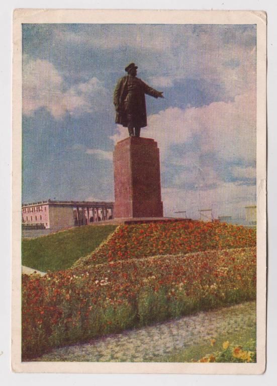 ЛЕНИНГРАД - ПАМЯТНИК КИРОВУ  1951 г.  ФИЛКОНТОРА - фото фото фото 0