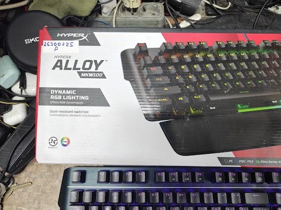 Игровая клавиатура с подсветкой RGB HyperX Alloy MKW100 USB № 26300725 - фото фото фото 3