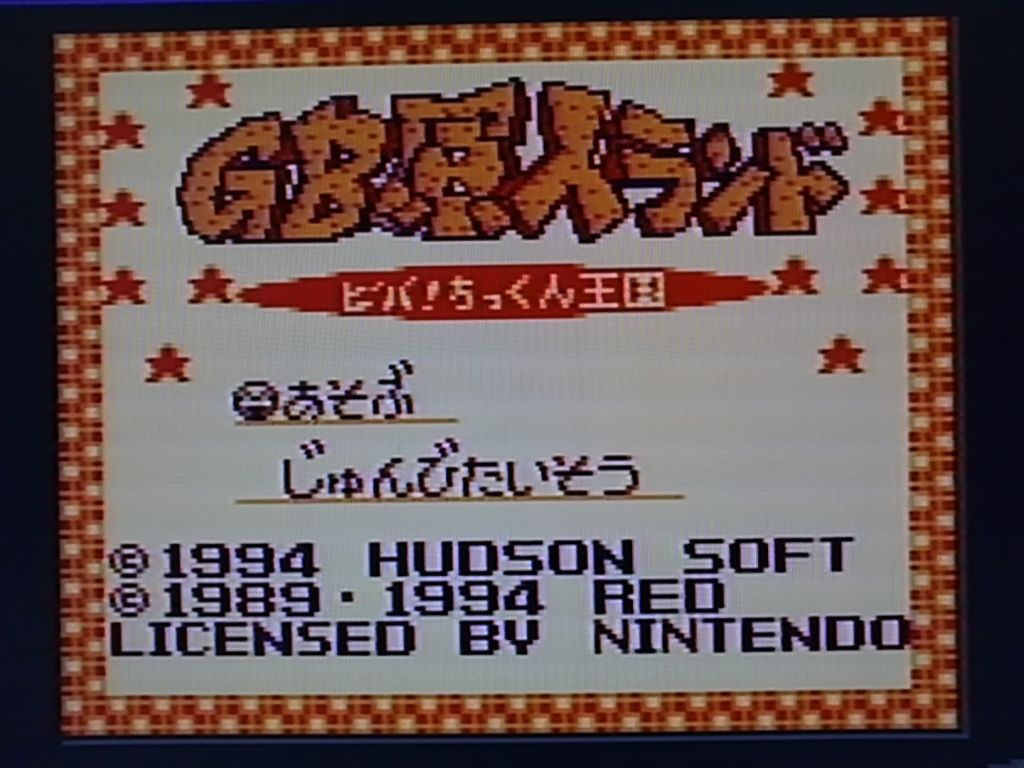 GB Genjin Land Viva! Chikkun Oukoku DMG-R9J Game Boy Япония - фото фото фото 3