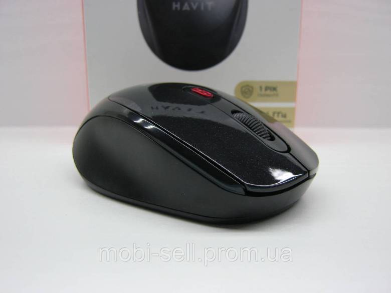Миша бездротова HAVIT HV-MS10RF Black 2.4 GHz Optical Mouse, 1.5V / АА - фото фото фото 3
