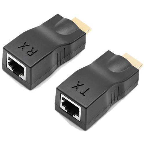 Одноканальный, сетевой удлинитель HDMI  на RJ45 до 30м - фото фото фото 2