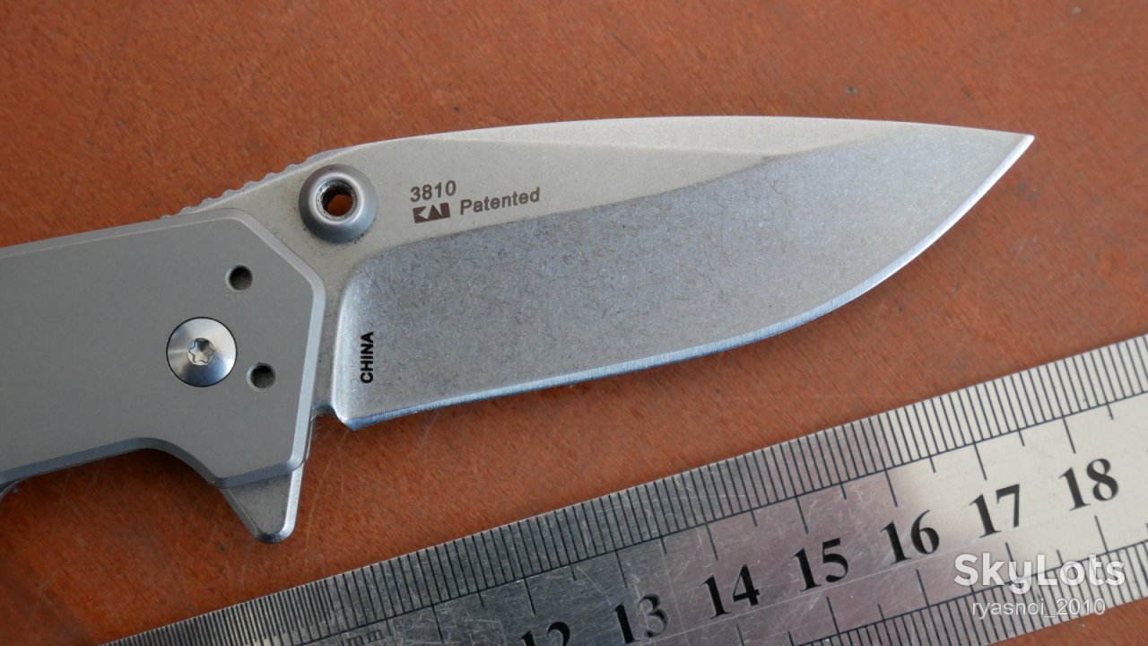 Kersh Dimension®  3810, 8Cr13MoV Stonewash, Titanium, OEM, SpeedSafe® Assisted Opening, EDC - фото фото фото 3