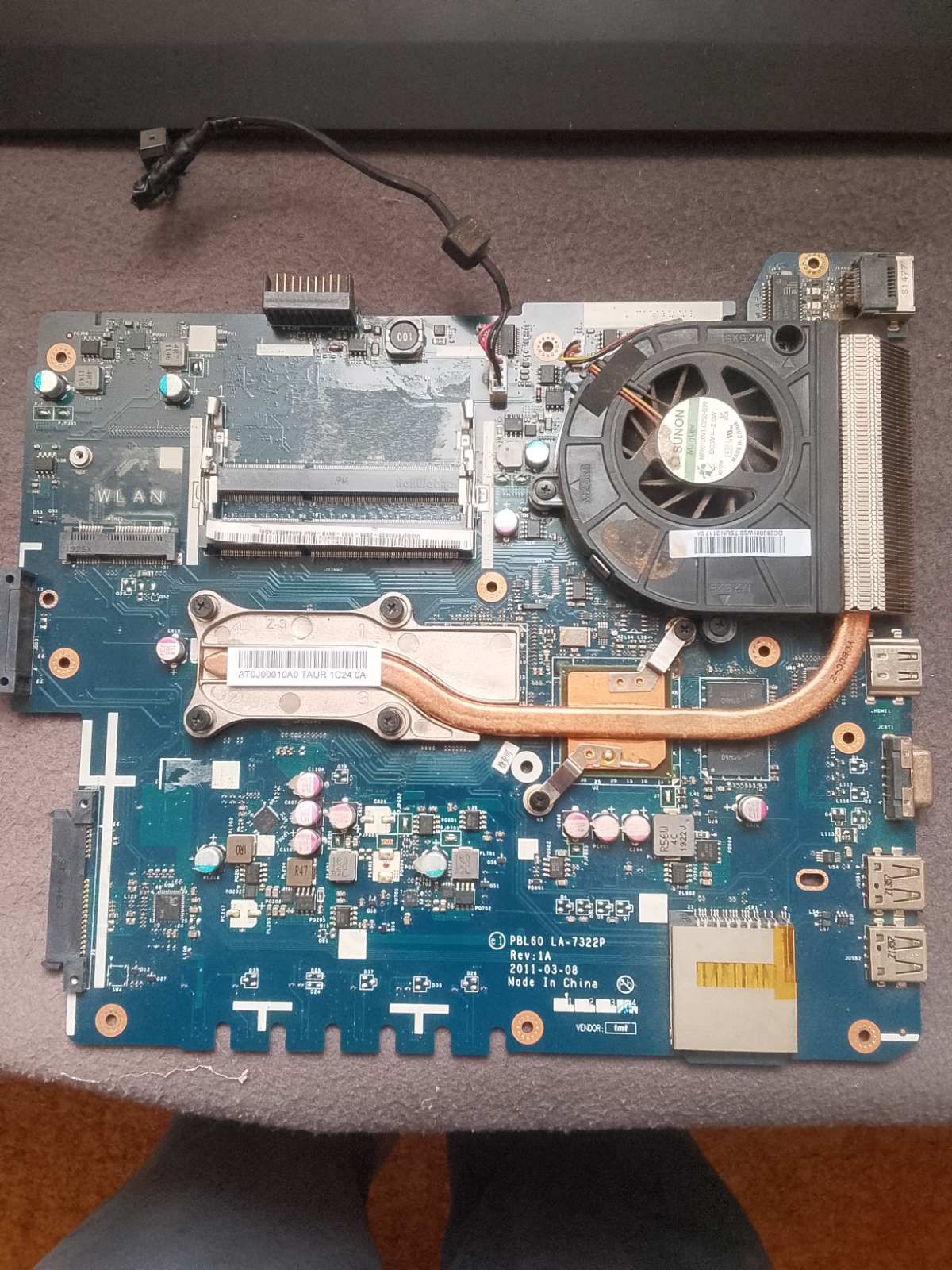 Ноутбук Asus K53U       (материнська плата) разборка - фото фото фото 3