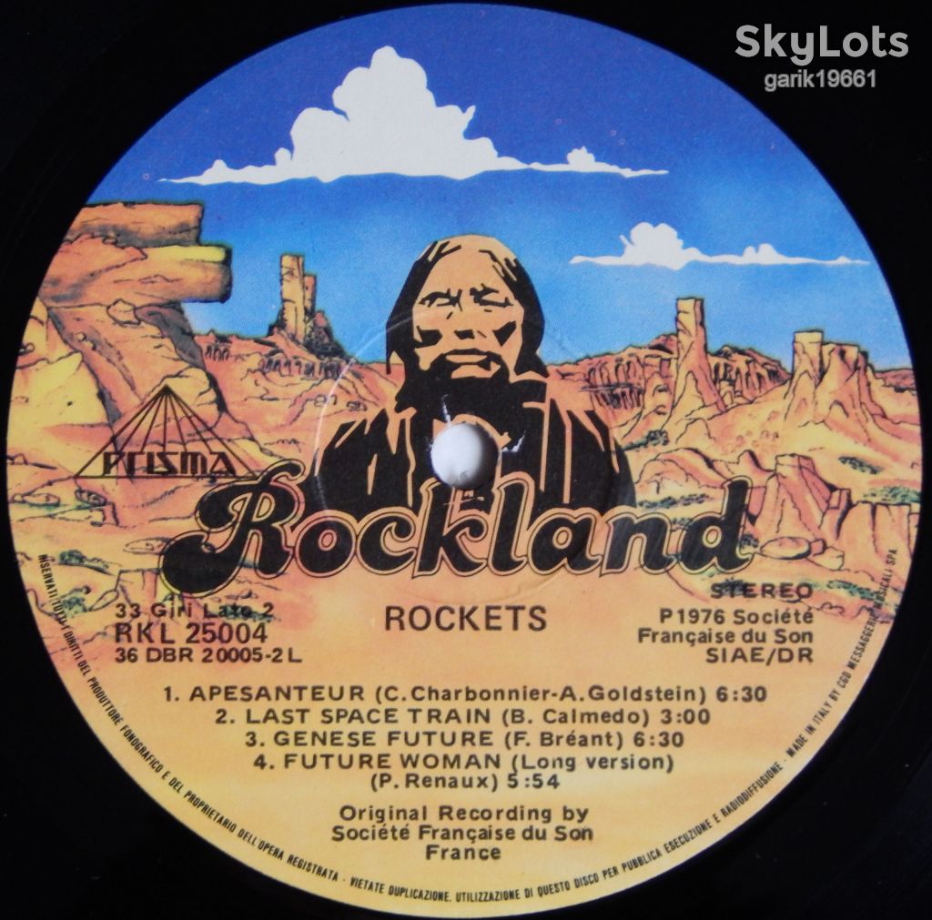 Rockets – Rockets  (Rockland Records – RKL 25004, Italy) EX+/EX+ - фото фото фото 3