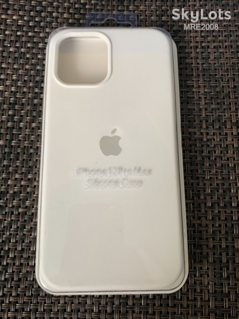Чехол Silicone Case Apple iPhone 12 Pro Max white - фото фото фото 1
