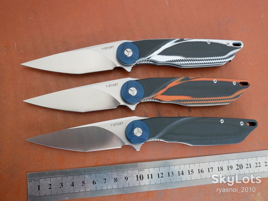 Y-START LK5024, D2, G10 Black, подшипник, Tactical, Flipper, EDC, Liner Lock - фото фото фото 14