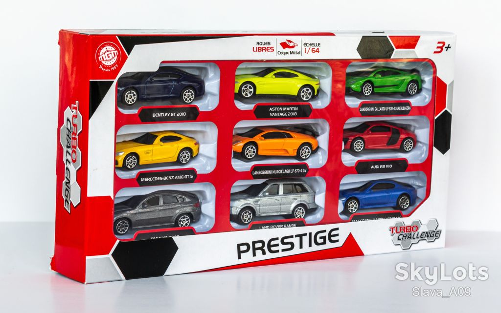 1:64 Prestige Set die-cast Turbo Challenge, MGM Supertoy #HDM2233 - фото фото фото 0