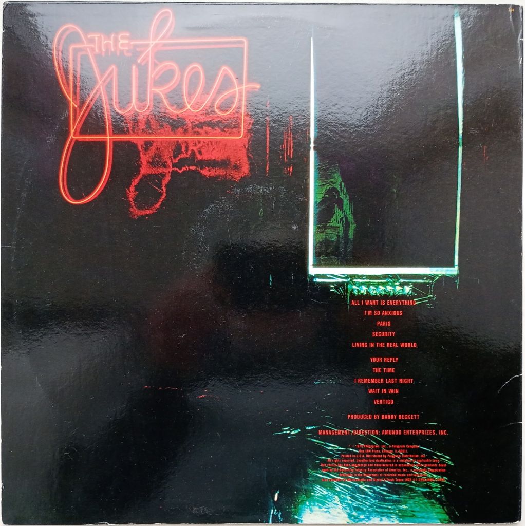 SOUTHSIDE JOHNNY AND THE ASBURY JUKES  The Jukes LP EX+/EX - фото фото фото 1