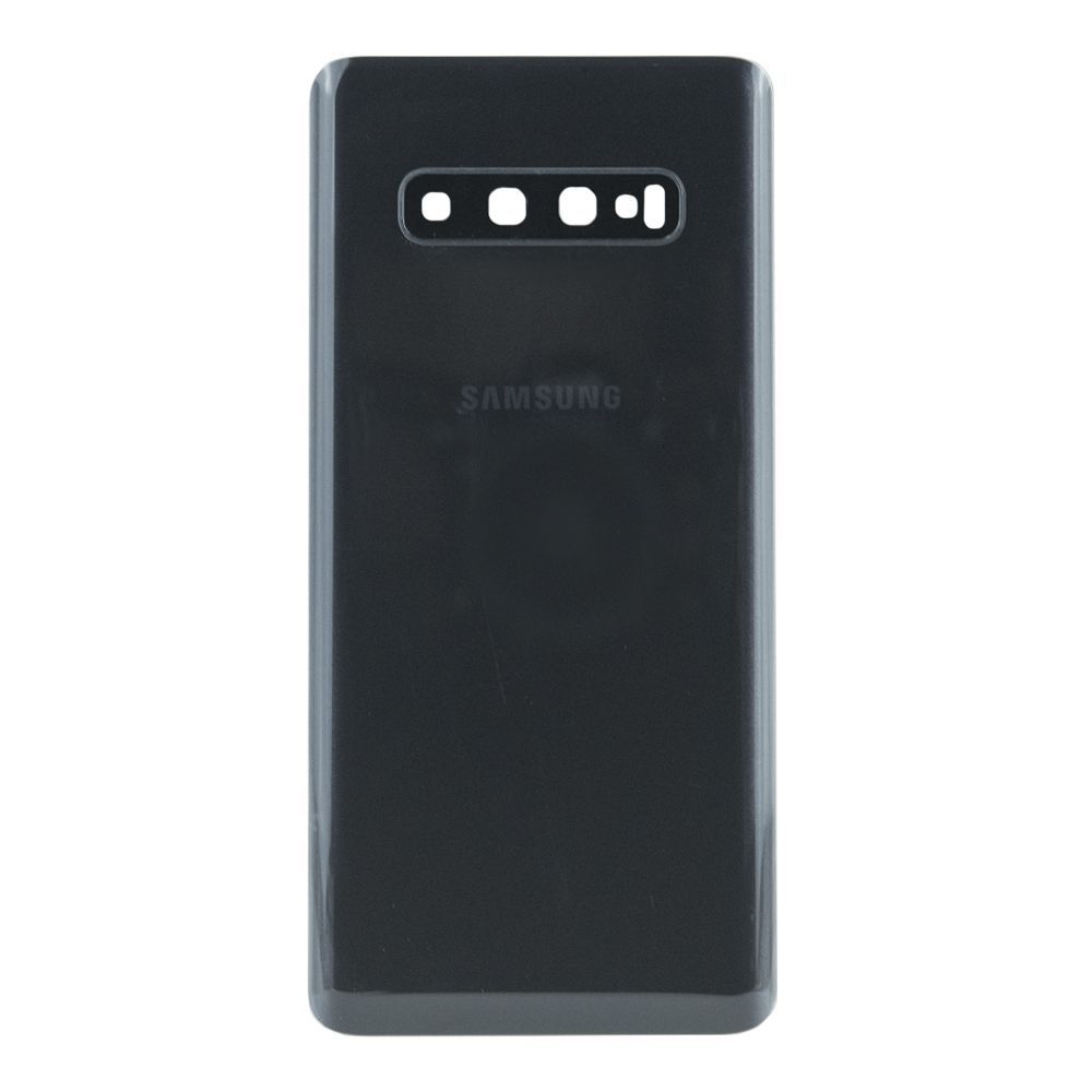 Задня частина корпусу Samsung Galaxy S10 Plus SM-G975 Black  (з склом камери) - фото фото фото 0