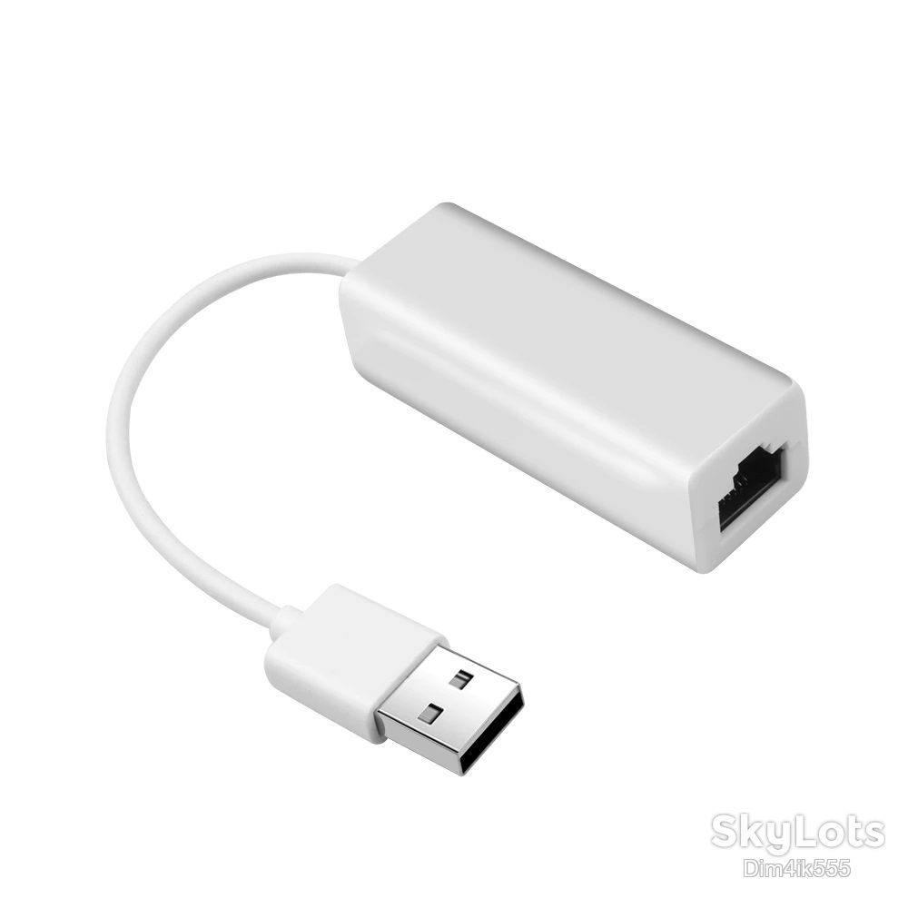 Адаптер USB 2.0 - LAN RJ45 Внешний сетевой адаптер до 100Мбс - фото фото фото 0