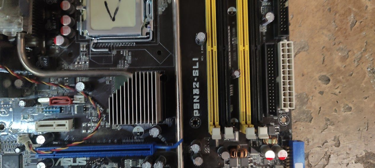 Мат. плата ASUS P5N32-SLI LGA775 SATA ATX 4DDR2 № 230105 - фото фото фото 1