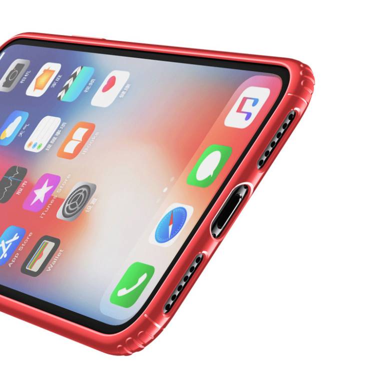Чехол Baseus для iPhone X/Xs Soft Case Red (WIAPIPHX-SJ09) - фото фото фото 3