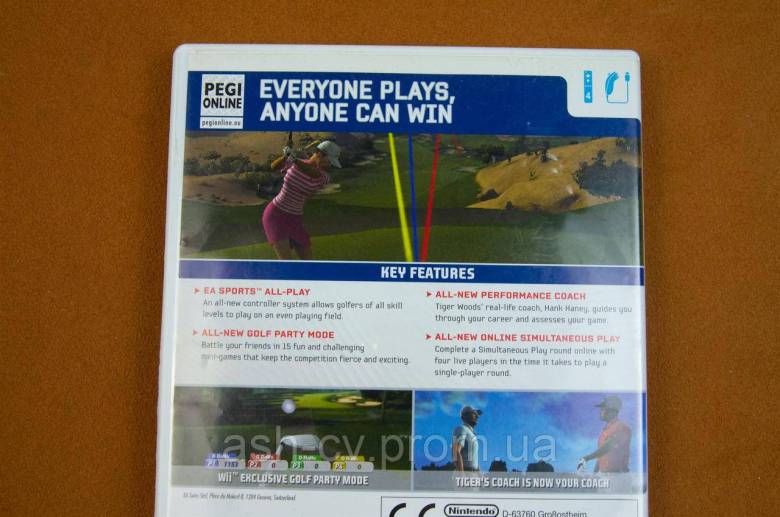 Диск Nintendo Wii - Tiger Woods PGA Tour 09 - фото фото фото 2
