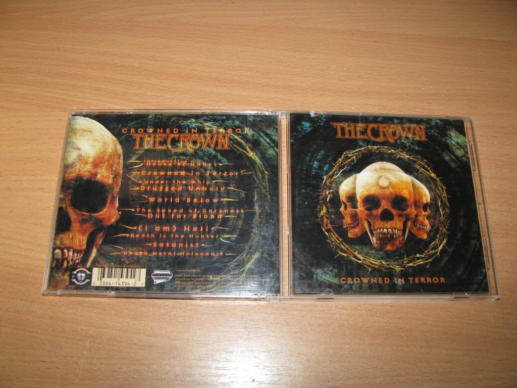 THE CROWN - Crowned In Terror  (2002 Metal Blade ,1st press) - фото фото фото 0