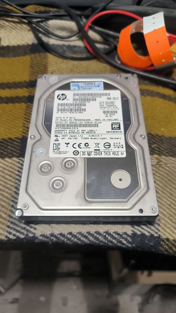 Жорсткий диск HDD Hewlett Packard MB6000GEQNK 6TB №20 - фото фото фото 0