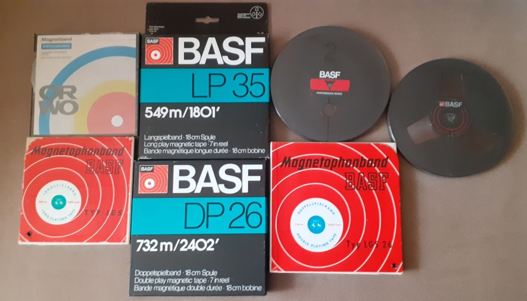 Магнітна стрічка бабіна Basf  Orwo - фото фото фото 0