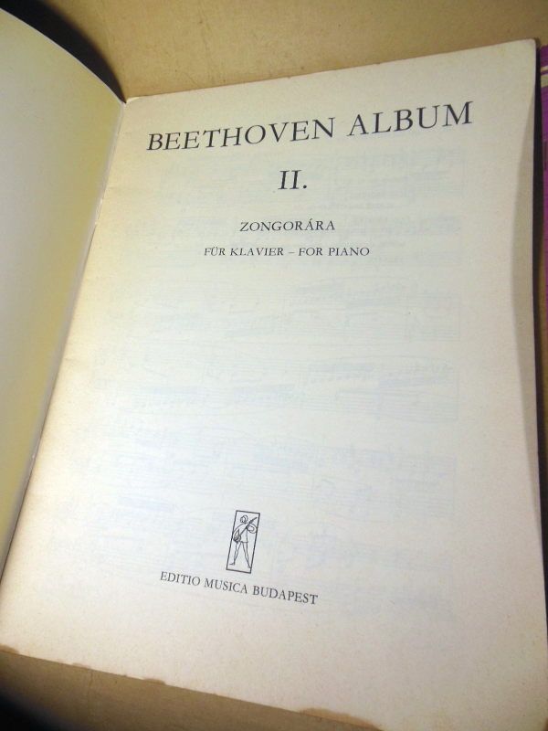 Beethoven. Album I,II. Zongorara Für Klavier - For Piano - фото фото фото 2