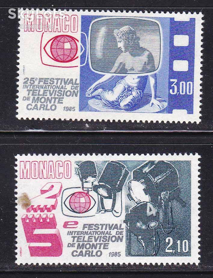 Транспорт Монако 1985 MNH - телевидение - фото фото фото 0