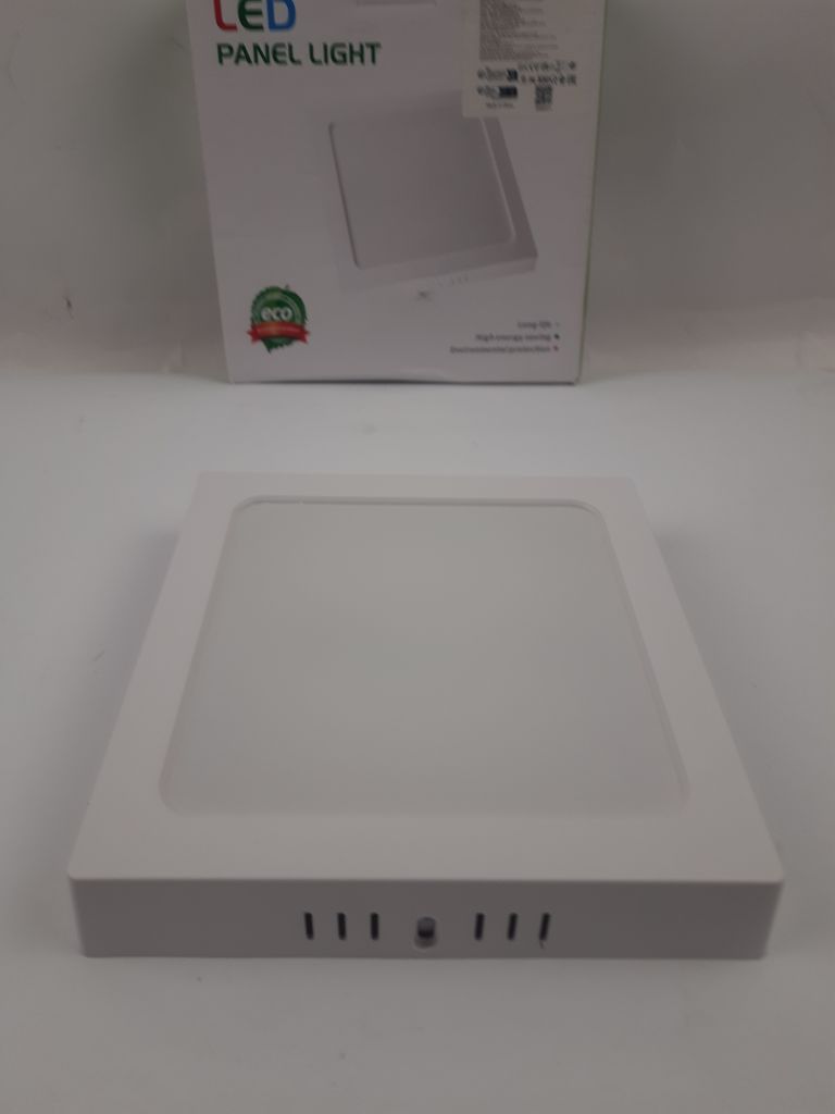 Світлодіодний стельовий світильник LED квадратний 15W | Накладний світильник холодний білий   (новий) + відео огляд - фото фото фото 1