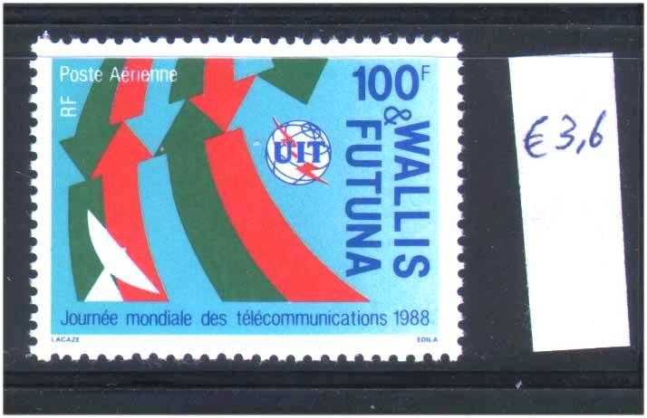 Космос . Уоллис и Футуна  1988 г  MNH - - фото фото фото 0