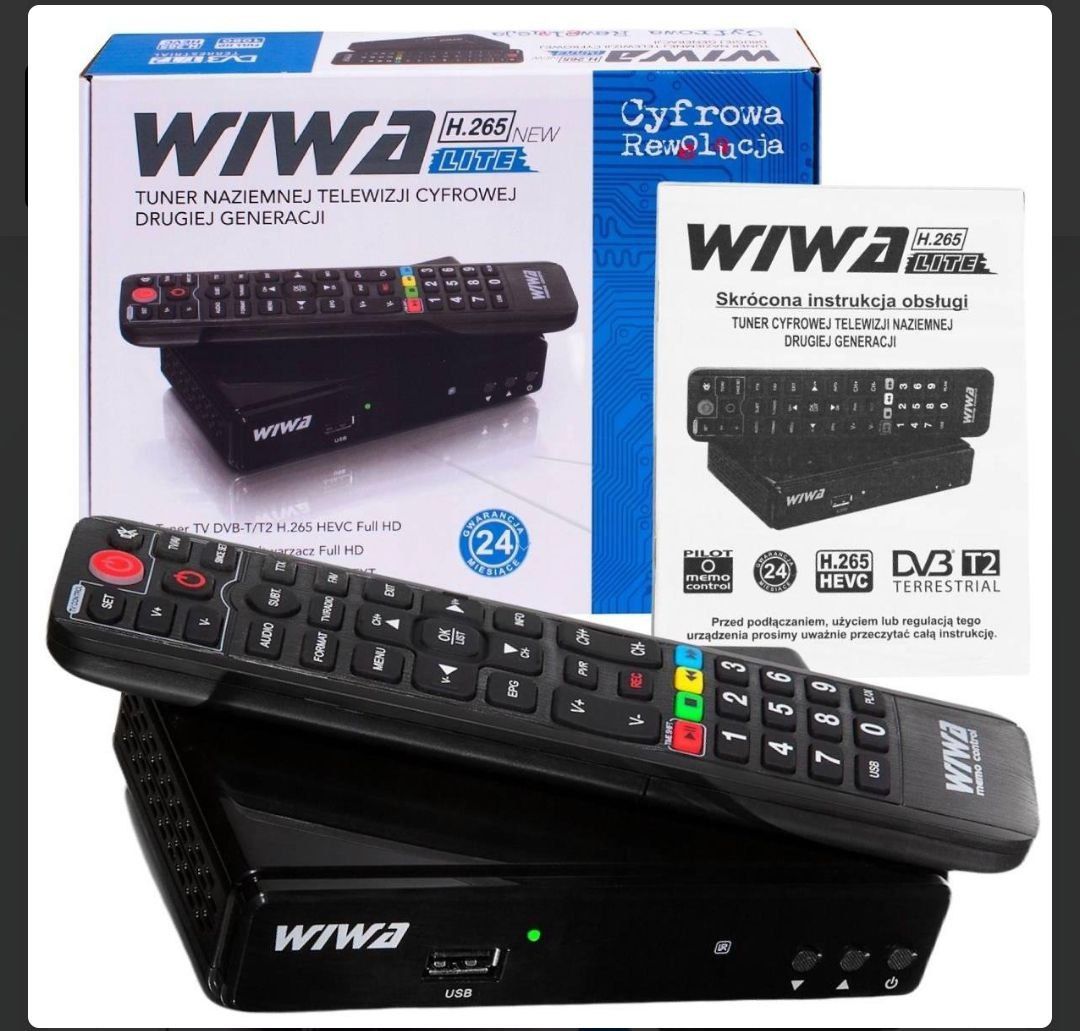 Лот № 15561 Тюнер WIWA H.265 LITE DVB-T/T2 - фото фото фото 0
