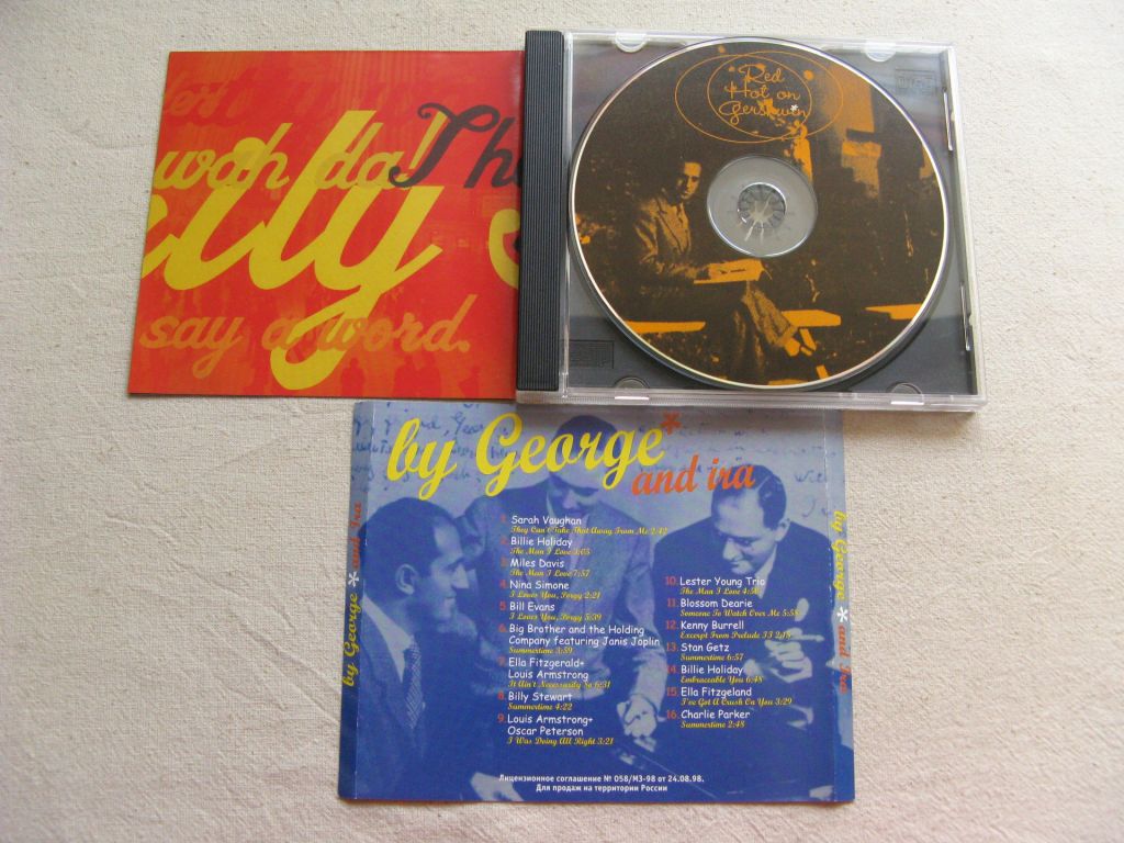 CD Джаз. Red Hot on Gershwin by George and Ira. 1998. - фото фото фото 2